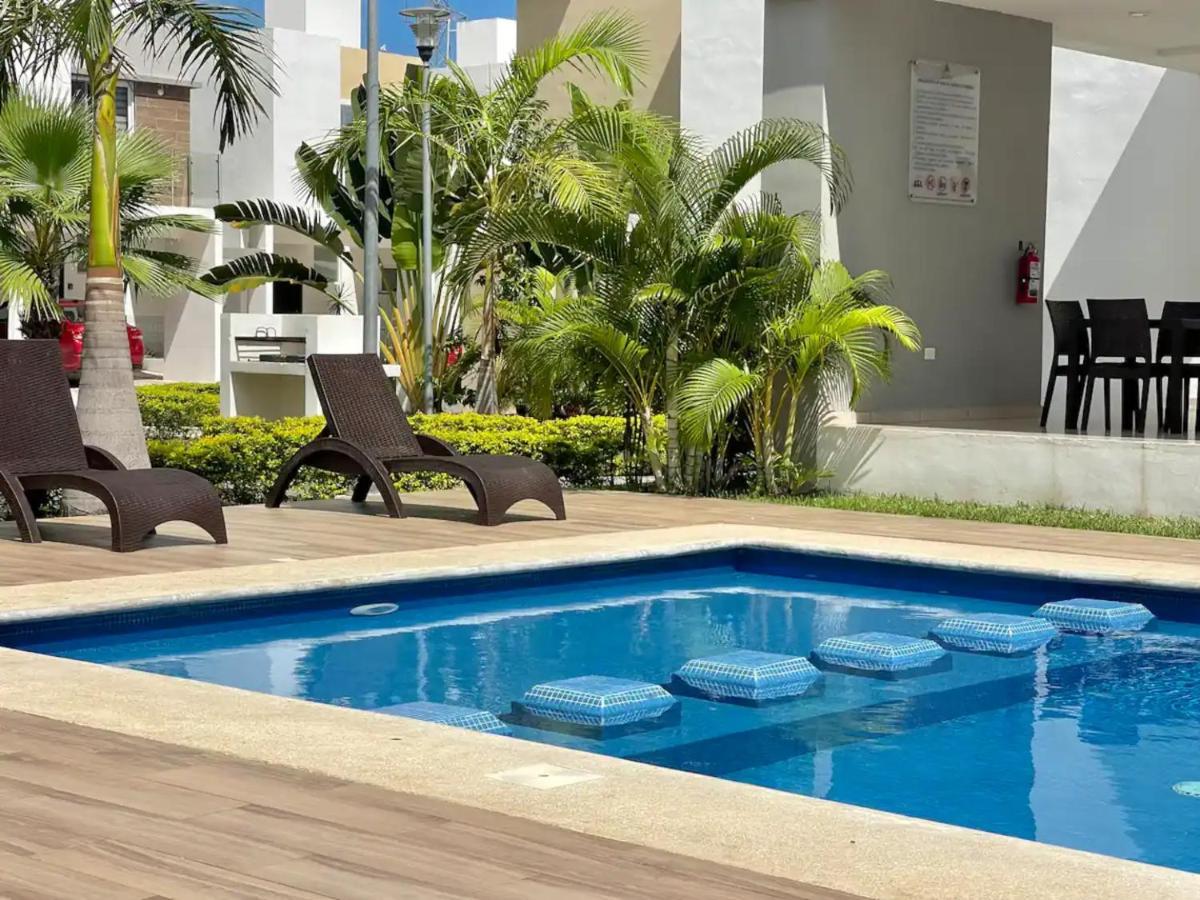 Casa Familiar Cerca De La Playa Con Terraza Privada Βίλα Κανκούν Εξωτερικό φωτογραφία